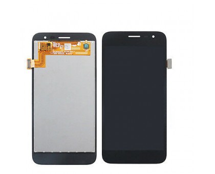 Lcd Samsung J260F Galaxy J2 Core 2018 + touch-screen, black, original, re-glued glass