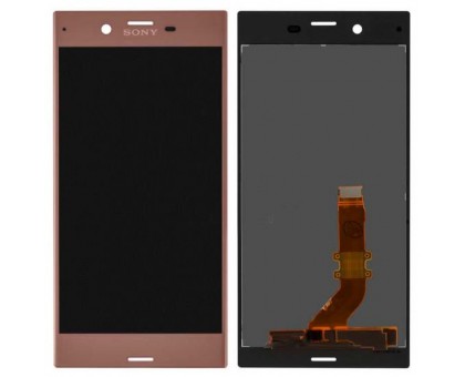 Дисплей Sony F8332 Xperia XZ + тачкрин сенсор, розовый, Deep pink, оригинал