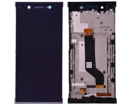 Дисплей Sony G3212 Xperia XA1 Ultra Dual/G3221/G3223/G3226 + тачскрин (сенсор), черный, в рамке, оригинал