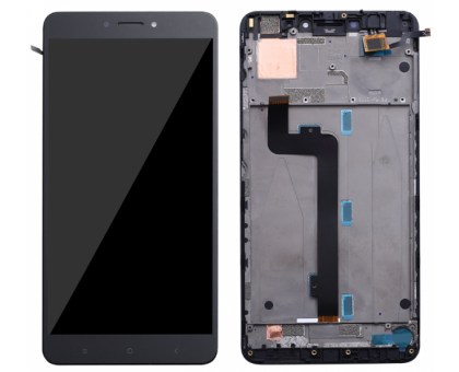 Дисплей Xiaomi Mi Max /Mi Max Pro /Mi Max Prime + тачскрин (сенсор), черный, в рамке