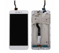 Дисплей Xiaomi Redmi 5A / Redmi Go + тачскрін (сенсор), білий, в рамці