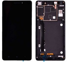Модуль Lenovo A7000 Plus/A7000 Turbo/K3 Note K50-T3s/K50-T5 + Дисплей + тачскрин черный с передней панелью