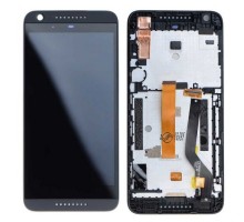 Дисплей для HTC 626G Desire Dual Sim + touchscreen. чёрный, с передней панелью чёрного цвета