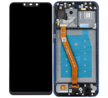 Дисплей Huawei P Smart Plus INE-LX1/Nova 3i + тачскрин (сенсор), черный, в рамке синего цвета