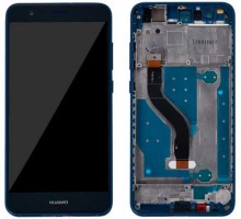 Дисплей Huawei P10 Lite WAS-LX1A + тачскрин (сенсор), синий, в рамке, Sapphire Blue