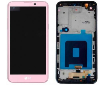 Lcd LG K500N X Screen / K500 X View Dual Sim + touchscreen (sensor), black, in gold frame, original