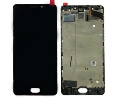 Дисплей Meizu Pro 7 M792H + тачскрин (сенсор), черный, в рамке, TFT, копия