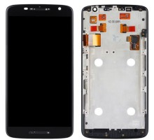 Дисплей Motorola XT1561 Moto X Play/XT1562/XT1563/XT1564 + тачскрин (сенсор), черный, в рамке
