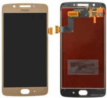 Дисплей Motorola XT1670 Moto G5/XT1672/XT1675/XT1676 + тачскрин (сенсор), золотистый