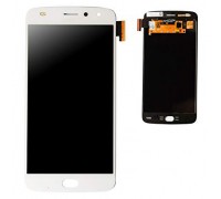 Дисплей Motorola XT1710 Moto Z2 Play + тачскрін (сенсор), білий, OLED, копія хорошої якості