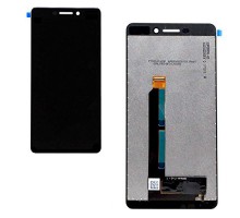 Дисплей Nokia 6.1 + тачскрин (сенсор), черный, оригинал