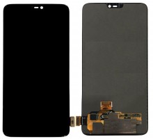 Дисплей OnePlus 6 A6003 + тачскрин (сенсор), черный, Amoled, оригинал