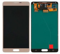 Дисплей Samsung N910H Galaxy Note 4 + тачскрін (сенсор), золотистий, Bronze Gold, оригінал, переклеїти скло