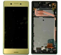 Дисплей Sony F5121 Xperia X/F5122 + тачскрин (сенсор), золотистый, в рамке, оригинал