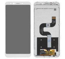 Дисплей Xiaomi Mi A2 /Mi 6x + тачскрин (сенсор), белый, в рамке