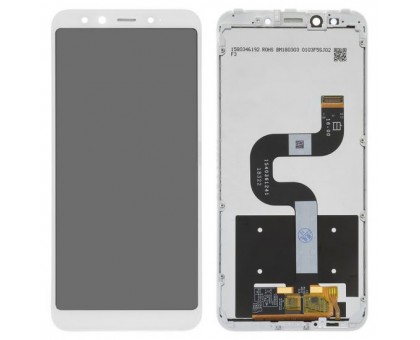 Дисплей Xiaomi Mi A2 /Mi 6x + тачскрин (сенсор), белый, в рамке