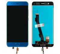 Дисплей Xiaomi Mi Note 3 + тачскрін (сенсор), синій, зі шлейфом сканера відбитка пальця (Touch ID)