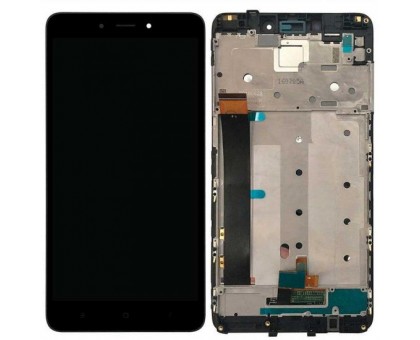 Дисплей Xiaomi Redmi Note 4, MediaTek + тачскрин (сенсор), черный, в рамке