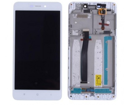 Модульний дисплей для Xiaomi Redmi 4A | Екран + тачскрін з передньою панеллю білий оригінал PRC