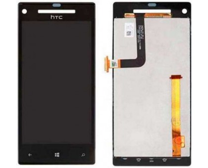 Дисплей для HTC Windows Phone 8X C620e + сенсорний екран, чорний Accord C620d