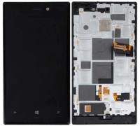 Дисплей для Nokia 928 Lumia (Verizon) + touchscreen, чёрный, оригинал (Китай)