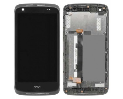 Дисплей HTC 526G Desire Dual Sim + тачскрін (сенсор), чорний, в рамці