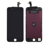 Дисплей iPhone 6 + тачскрин (сенсор), черный, оригинал , переклеено стекло