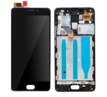 Дисплей Meizu M6 Note M721H + тачскрин (сенсор), черный, в рамке