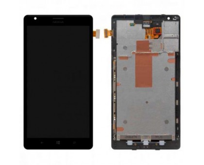 Дисплей Nokia 1520 Lumia + тачскрин (сенсор), черный, оригинал