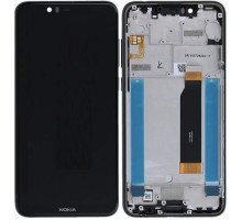 Дисплей Nokia 5.1 Plus/X5 2018 + тачскрин (сенсор), черный, в рамке , оригинал