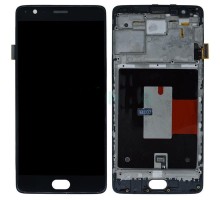 Дисплей OnePlus 3 A3003/3T A3010 + тачскрин (сенсор), черный, TFT, копия, в рамке