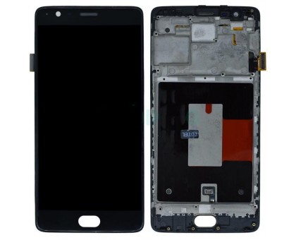 Дисплей OnePlus 3 A3003/3T A3010 + тачскрин (сенсор), черный, TFT, копия, в рамке