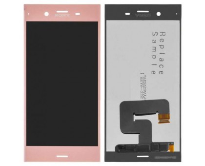 Дисплей Sony G8441 Xperia XZ1 Compact + тачскрін (сенсор), рожевий, Twilight Pink, оригінал