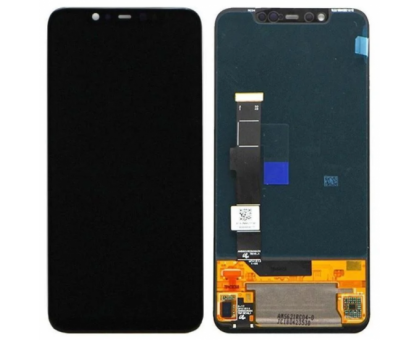 Дисплей Xiaomi Mi8 Pro + тачскрин (сенсор), черный, со шлейфом сканера отпечатка пальца (Touch ID) Amoled, оригинал