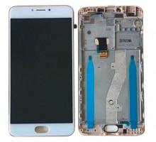 Модуль для Meizu M3 note L681H | Дисплей + тачскрин с передней панелью белый оригинал PRC