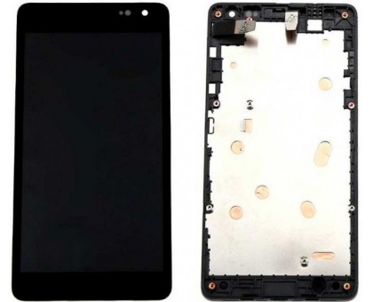 Display 535 Microsoft Lumia Dual Sim + touchscreen (CT2S1973FPC-A1-E), black, with the front panel, the original (China)