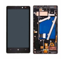 Дисплей для Nokia 930 Lumia + touchscreen, чёрный, с передней панелью, оригинал (Китай)