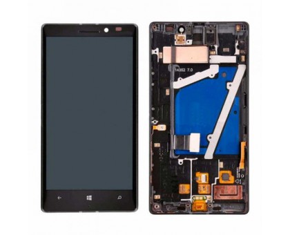 Дисплей для Nokia 930 Lumia + touchscreen, чёрный, с передней панелью, оригинал (Китай)