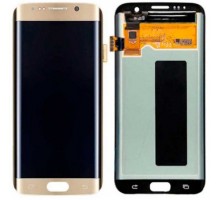 Дисплей для Samsung G935F Galaxy S7 EDGE + touchscreen, золотистый, оригинал (Китай)
