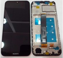 Дисплей Honor 8S/Huawei Y5 2019/Y6s 2019 + тачскрин (сенсор), черный, в рамке, оригинал