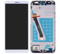 Дисплей Huawei P Smart FIG-LX1 / FIG-L31 / Enjoy 7s + тачскрін (сенсор), білий, в рамці
