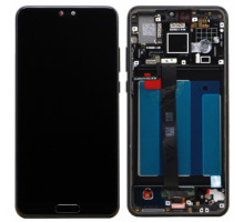 Дисплей Huawei P20 EML-L29 + тачскрин (сенсор), черный, в рамке