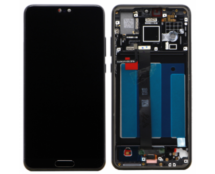Дисплей Huawei P20 EML-L29 + тачскрин (сенсор), черный, в рамке