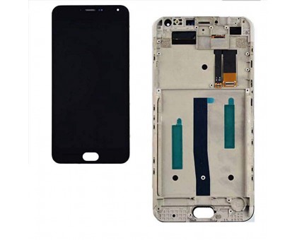 Lcd Meizu M2 Note M571 + touchscreen (sensor), black, in frame, black flex