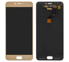 Дисплей Meizu M3x M682 + тачскрин (сенсор), золотистый