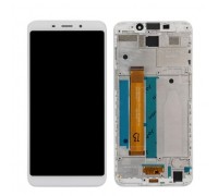 Lcd Meizu M6s M712 + touchscreen (sensor), white, in frame