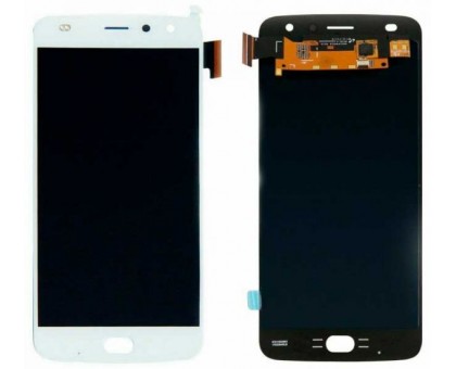 Дисплей Motorola XT1710 Moto Z2 Play + тачскрин (сенсор), белый, TFT, копия