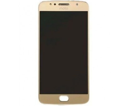 Дисплей Motorola XT1794 Moto G5s/XT1799 + тачскрин (сенсор), золотистый, в рамке
