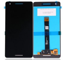 Дисплей Nokia 2.1 + тачскрин (сенсор), черный, оригинал