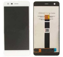 Дисплей Nokia 2 + тачскрин (сенсор), белый, оригинал
